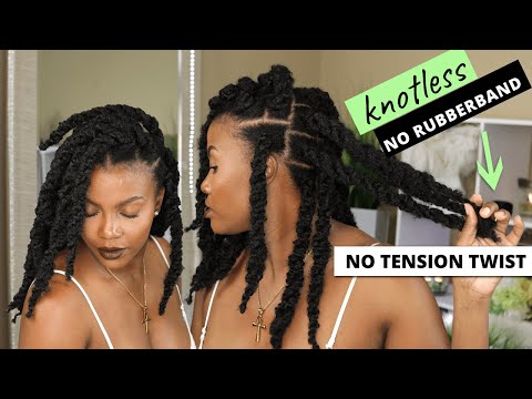 JUMBO Afro Twist Feat. Xpression Hair | Knotless Low Tension Method