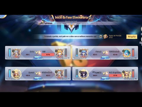 🔴 QUARTAS DE FINAIS DO JAMIEL! DANTE VS ARVIZORD -  SAINT SEIYA AWAKENING