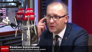Wideo1: Kwadrans Samorzdowy - prezydent Leszna ukasz Borowiak