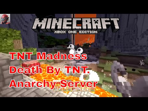 RedDevilGaming MC - Minecraft Anarchy TNT Madness. TNT Blasts Me to Bits. Xbox One RedDevilgaming MC