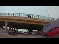 4K Dash Cam - Interstate 94 East Through Oak Creek Into Racine County Wisconsin - March 2024