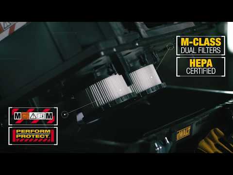 DeWALT DCV586MN-XJ dust extractor Juodas, Geltona 15 L video