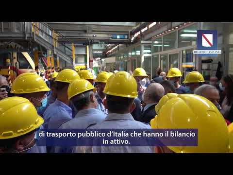 Napoli - De Luca: "Sei treni ammodernati e messi in esercizio" (17.06.20)