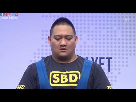 Chi-Sen Tien - 1042.5kg 2nd Place 120kg - IPF World Open Powerlifting Championship 2018