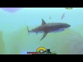 Feed Grow Fish NEW Great White Shark Vs Megalodon