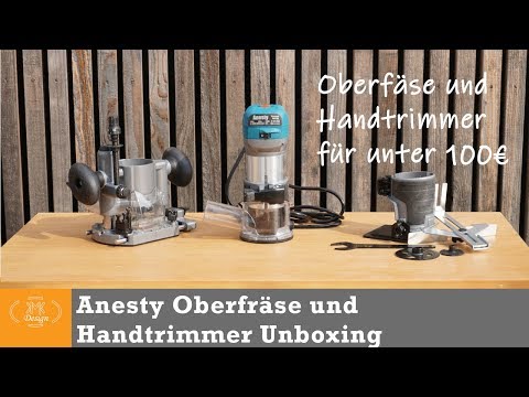 Anesty Oberfräse Unboxing // Einhandtrimmer und Oberfräse für unter 100€