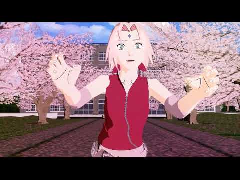 [MMD x Naruto] Smile-Sakura x Hinata