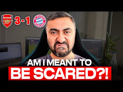 AM I MEANT TO BE SCARED OF ARSENAL?! | Arsenal 3-1 Bayern Munich Reaction