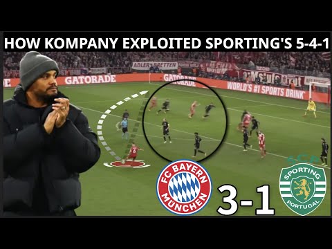 How Kompany's Tactics Exploited Sporting's 5-4-1
