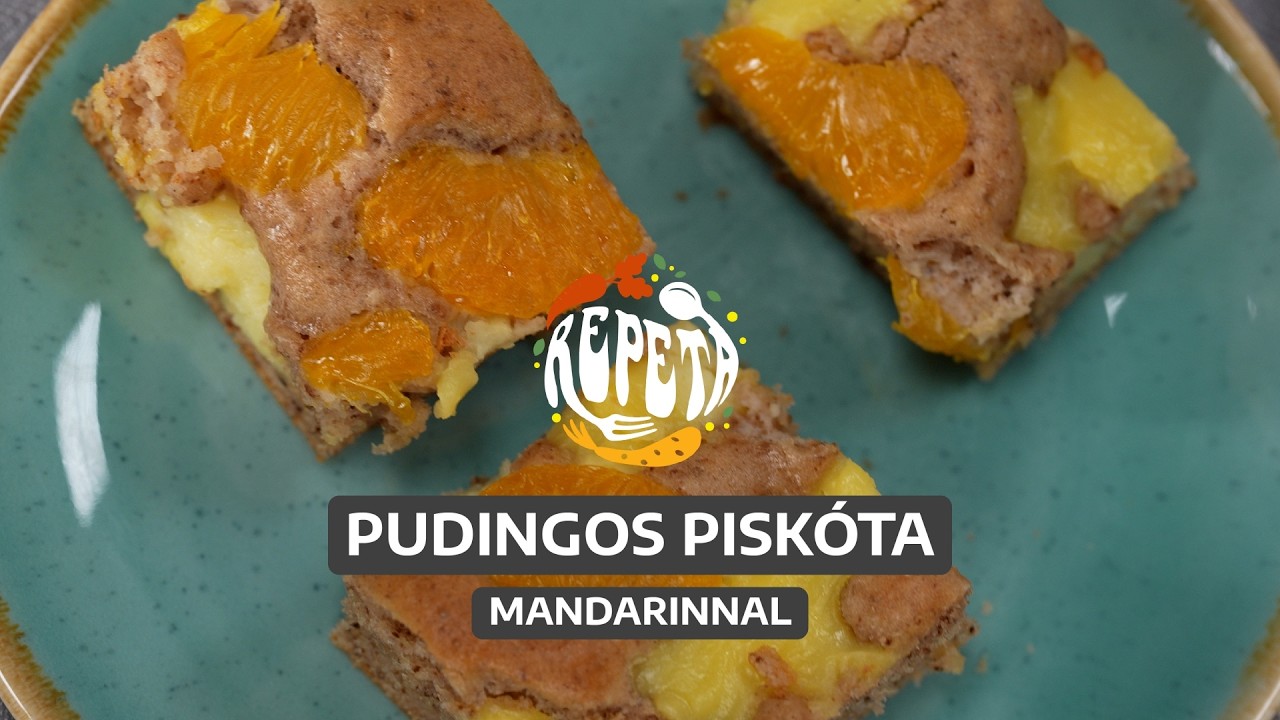 Pudingos piskóta mandarinnal | Repeta