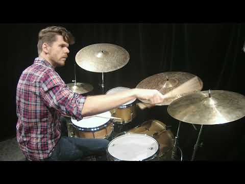 Quick Demo of Byrne Cymbals Light Vintage Hats, Half Turk, Quarter Turk, Light Vintage