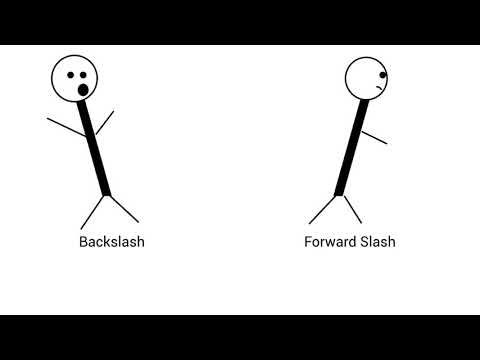 Backslash Vs Slash