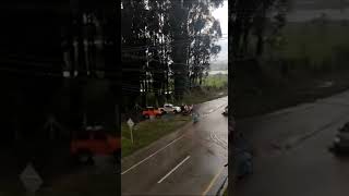 Impresionante aguacero en Bogotá hoy sábado 🥶