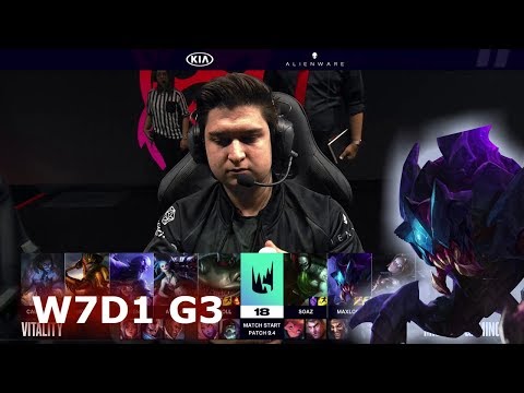 Vitality vs Misfits | S9 LEC Spring 2019 Week 7 Day 1 | VIT vs MSF W7D1