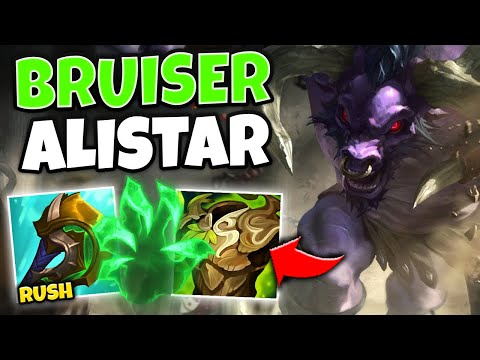 BRUISER ALISTAR IS SECRETLY BROKEN RIGHT NOW! (THE ULTIMATE TANK) - League of Legends
