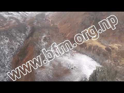 patrakaar Teju Khadka ko khoji garda helicoptor bataw khicheko video public