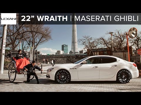 Panda Maserati Ghibli on 22" Wraith Lexani Wheels