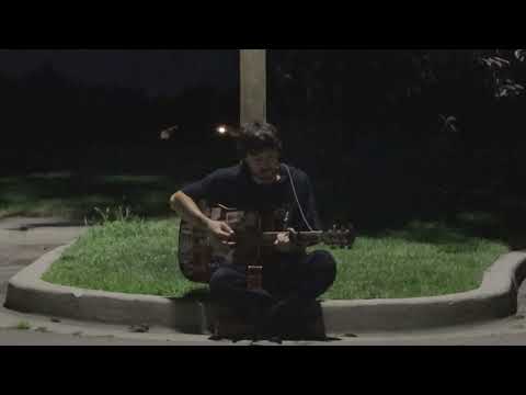 A cover of Sparks by Coldplay in a park at 3am