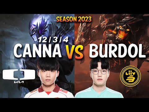 DK Canna vs LSB Burdol - Canna SYLAS vs MALPHITE Top - KR Ranked