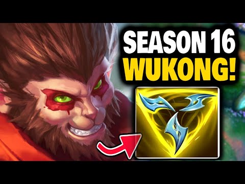 HOW to WUKONG  jungle in SEASON 16!!!