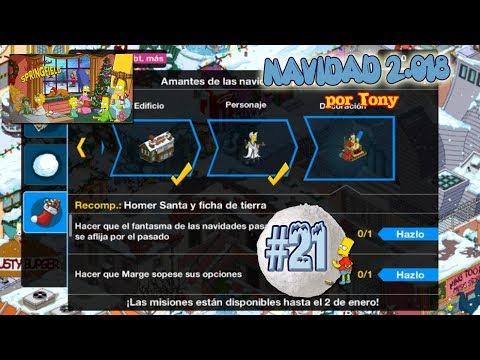 Los Simpson Springfield "Navidad'18: Capítulo 21 - Animación de Homer Santa y Marge" por Tony