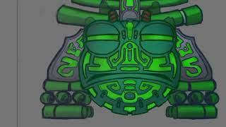 Drawing timelapse: Frog Gong