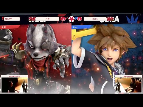 PLUM#1 Losers Semis Bo5 スギ(ウルフ,ディディーコング) vs RenGファルコ,ソラ