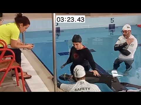 Apneia Estática (STA) 6'03" (recorde pessoal) @ Leça do Balio 18/02/2024 - Miguel Oliveira (CMTO)