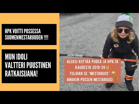 HPK voitti Possen SUOMENMESTARUUDEN! + MUN JA PUDEN KIVI-PAPERI-SAKSET- KIEKOSTA  (2 min kohdalla)