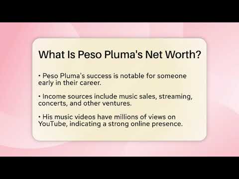 Peso Pluma Net Worth
