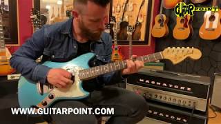 Video thumbnail for 1973 Fender Mustang Competition Blue | GuitarPoint Vintage Guitars by GuitarPoint