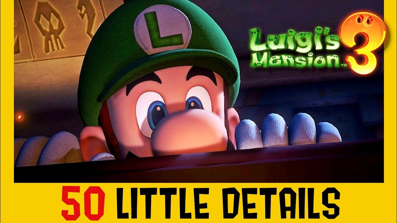 50 Little Details - Luigi's Mansion 3 Halloween Special