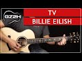TV Guitar Tutorial Billie Eilish Guitar Lesson  |Easy Chords + Strumming|