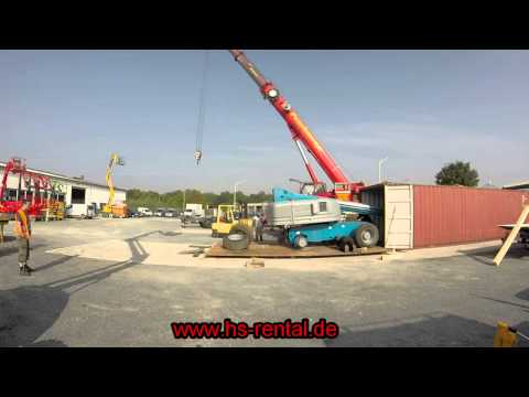 Genie S80 Container Loading