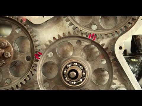 Sunbeam 1000hp Restoring the timing gear