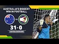 Australia vs American Samoa 31-0 ▷ Australia's biggest win in football