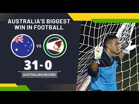 Australia vs American Samoa 31-0 ▷ Australia's biggest win in football