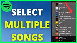 How To Select Multiple Songs On Spotify (UPDATE 2024)