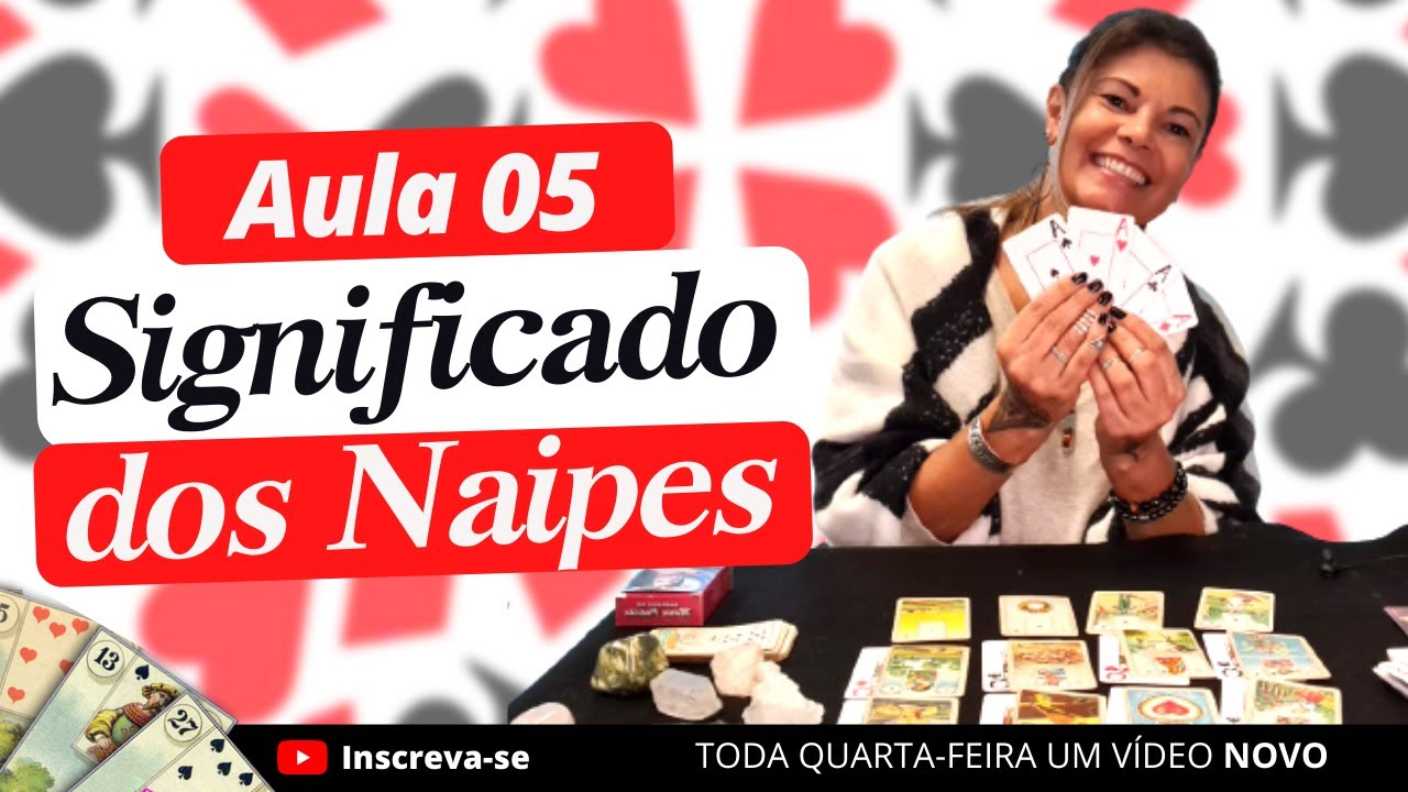 APRENDA A LER AS CARTAS -Baralho Cigano - significado dos naipes Aula 5