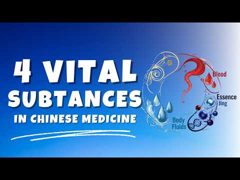 The 4 Vital Substances in Chinese Medicine