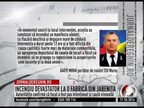 incendiu devastator la o fabrica din jabenita 0207