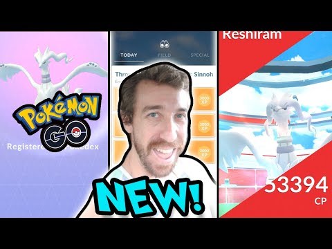 RESHIRAM RAID HOUR, SINNOH THROWBACK, AND BIG NEWS! (POKÉMON GO)