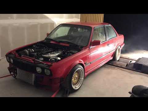 Bmw e30 m50b25 turbo dyno 530hp