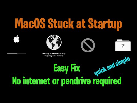 Mac Stuck at Update, Apple Logo, Loading Screen, Startup [Fixed] - No Internet Required [Easy + Fast