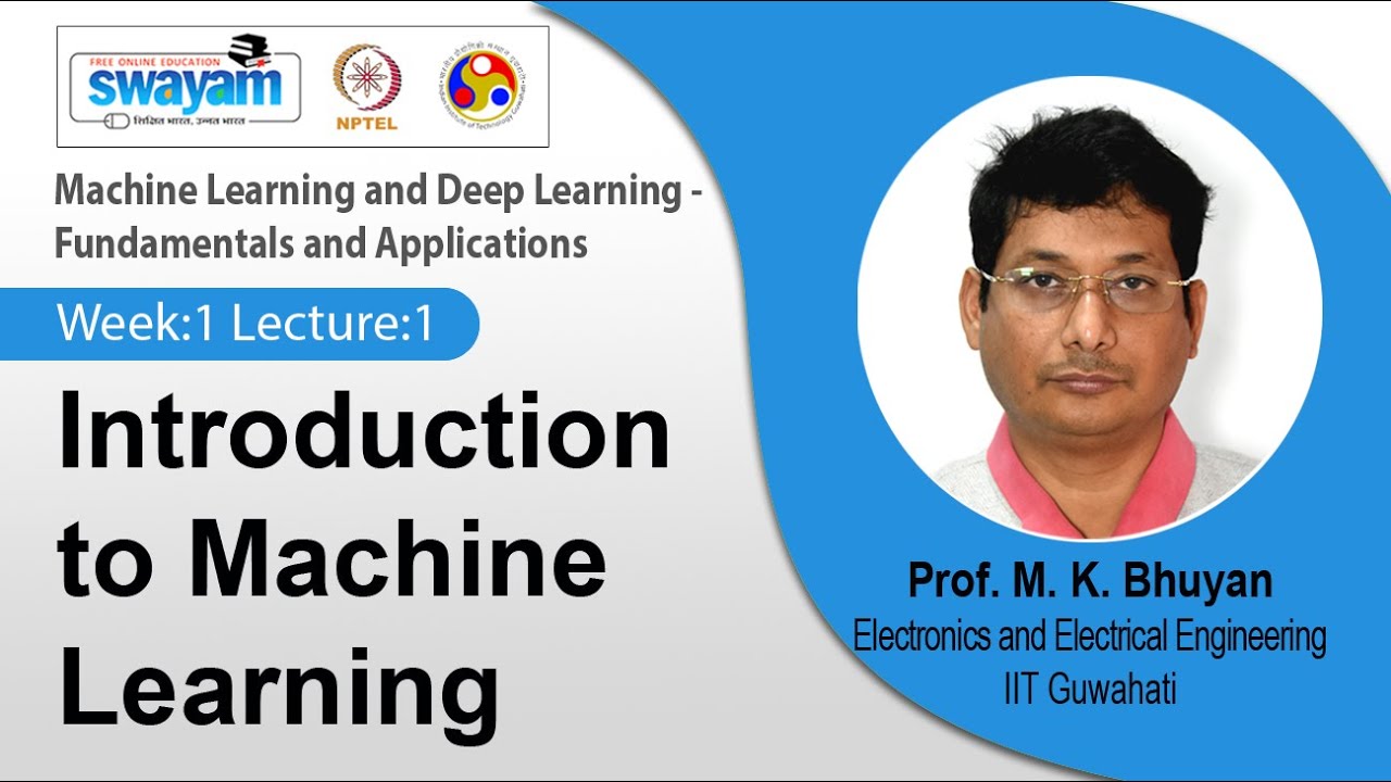 Lec 1: Introduction to Machine Learning