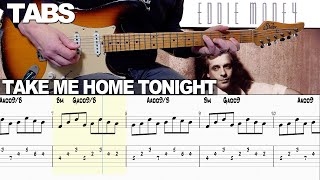 Eddie Money - Take Me Home Tonight | Guitar cover WITH TABS |