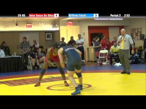 WM 59 KG - Joice Souza Da Silva (Brazil) vs Brittney Faust (King)