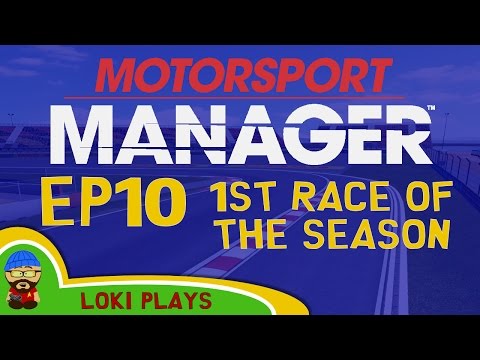 🐺🐶 Motorsport Manager PC - Lets Play EP10 - New Season, 1st Race