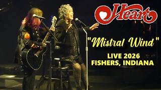 ♥ HEART ♥  "Mistral Wind"  Live  3/15/26  Fishers, IN