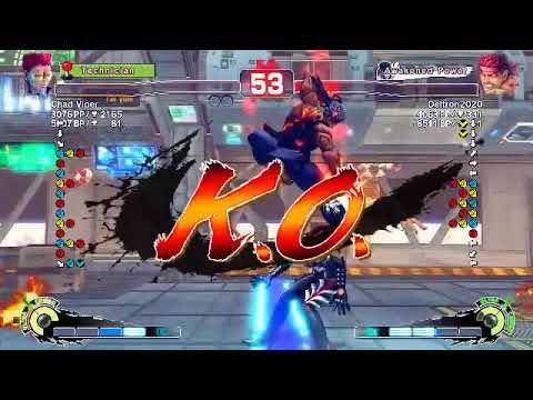 Ultra Street Fighter IV: Chad Viper (Viper) VS Deltron2020 (Evil Ryu)